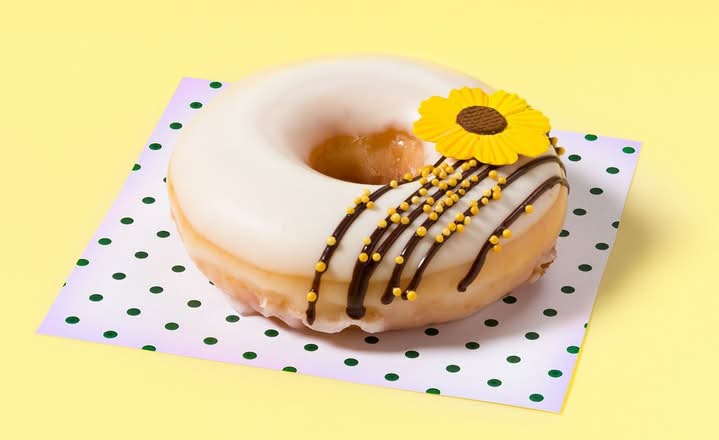 Mother's Day Sunflower Doughnut