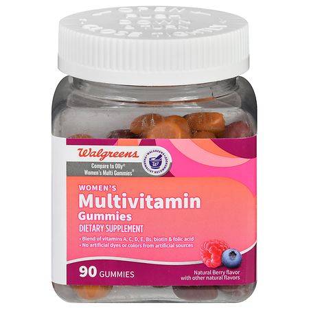 Walgreens Women's Multivitamin Gummies Natural Berry - 90.0 ea