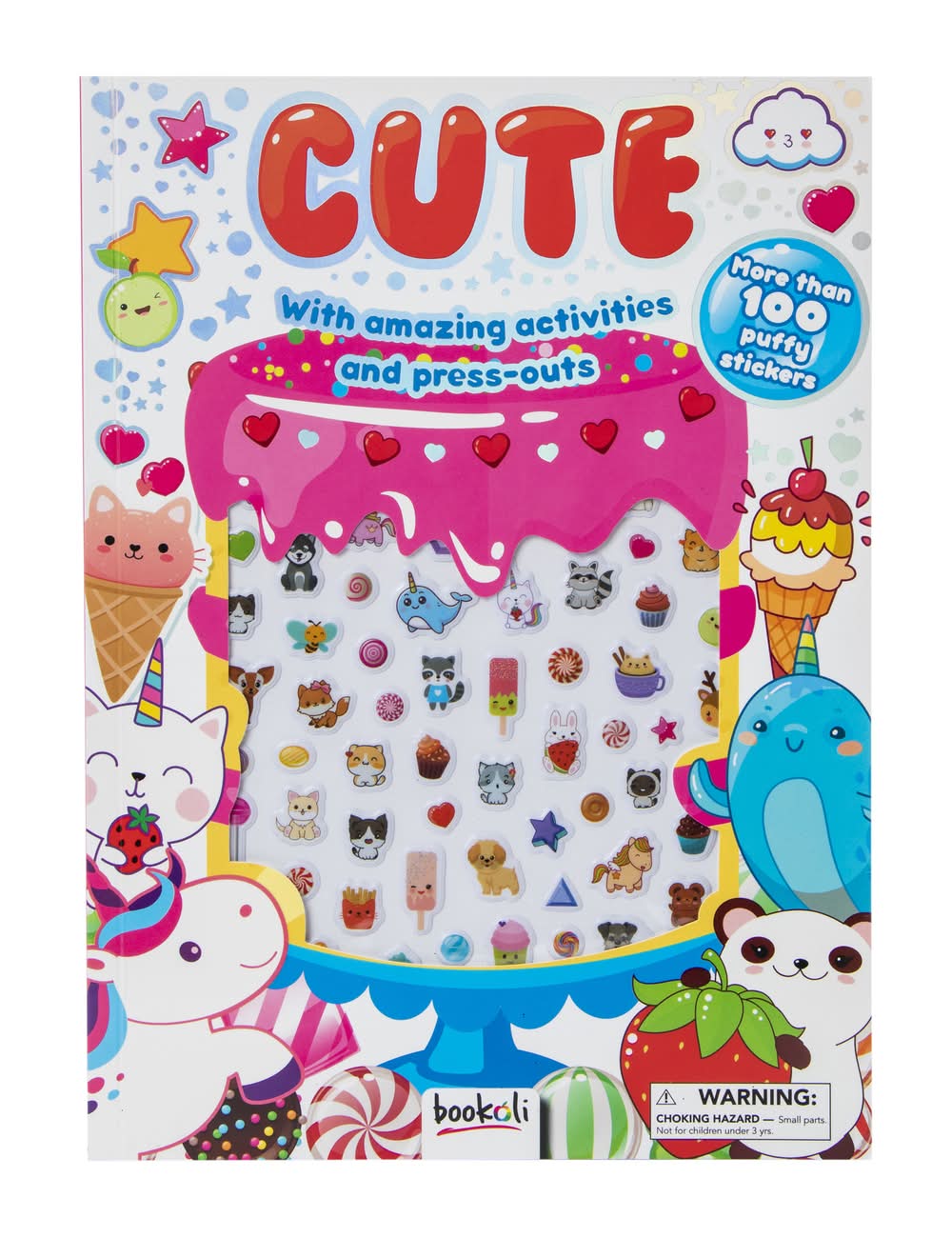 Cute Activities & Fun Press-Outs With Over 100 Puffy Stickers