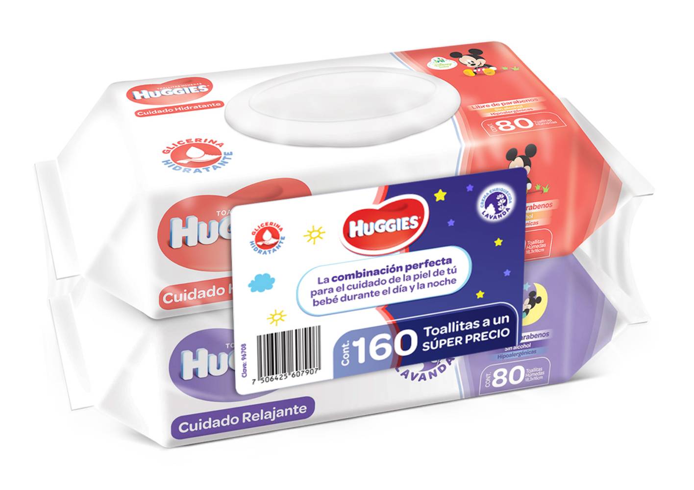 Huggies · Toallas húmedas para bebé cuidado hidratante (2 un)