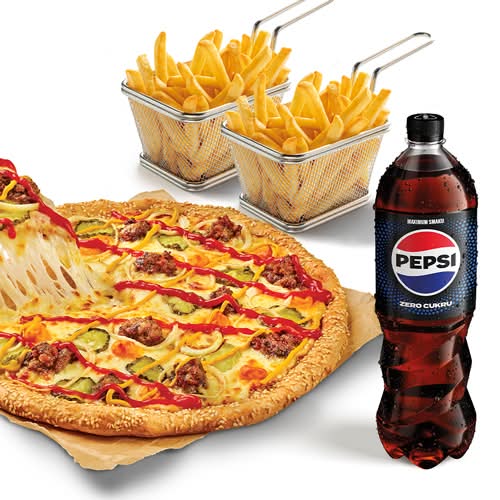 PIZZA CHEESEBURGER SET