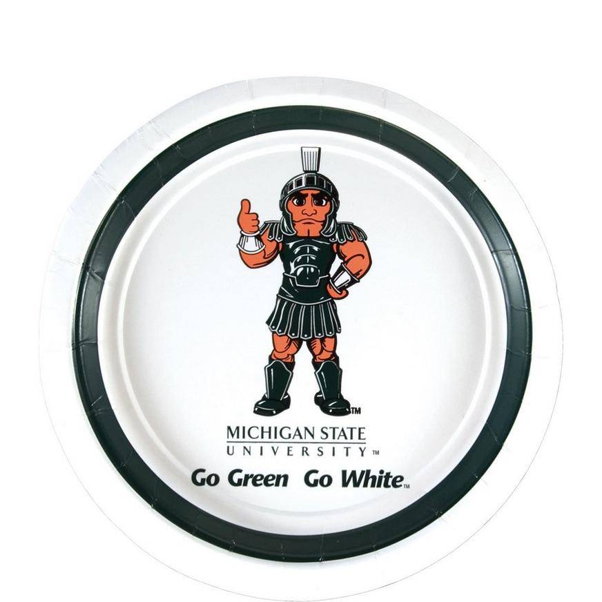 Michigan State Spartans Dessert Plates 12ct