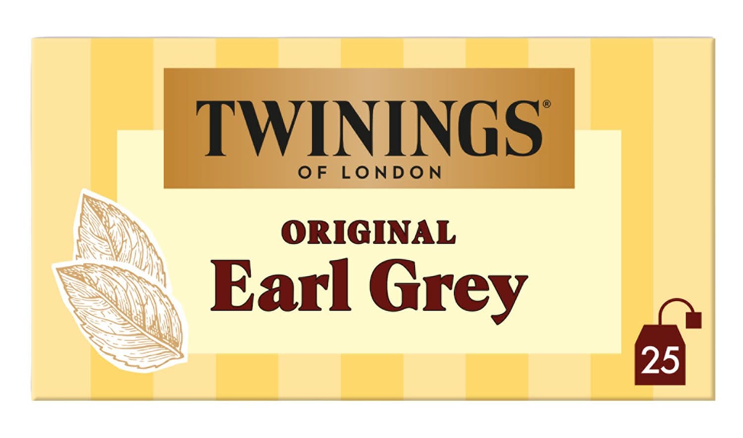 Twinings - Earl grey thé noir original, bergamot (25)