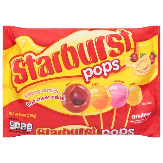 Starburst Assorted Flavors Original Pops