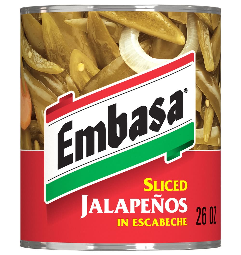 Embasa Sliced Jalapenos in Escabeche (26 oz)