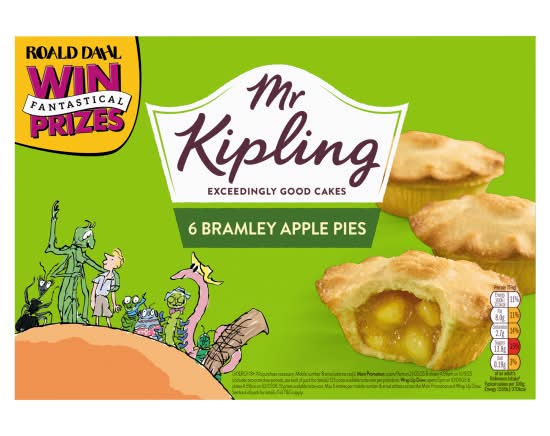 Mr Kipling Bramley Apple Pies (6 pack)