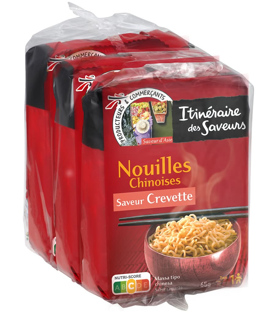 Itinéraire des Saveurs - Massa chinesa camarao 3x65g, 200g