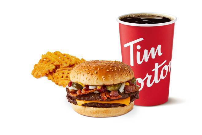 Tims® Bacon Double Cheeseburger Meal