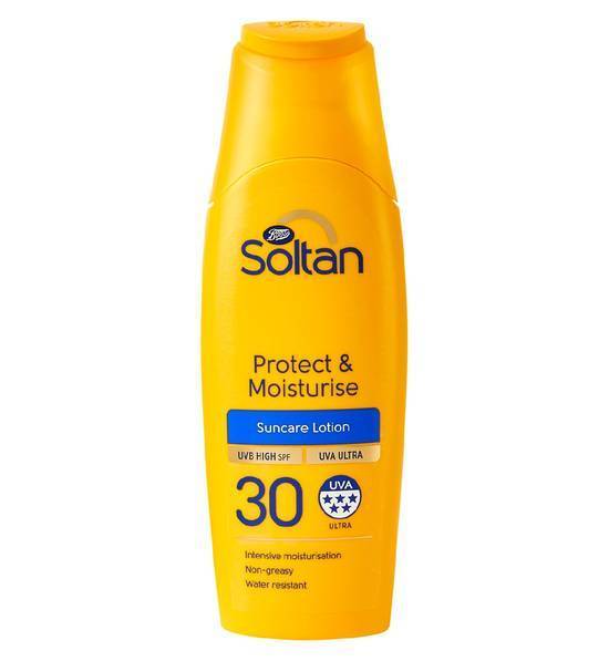 Boots Soltan Protect & Moist Spf30 Suncare Lotion