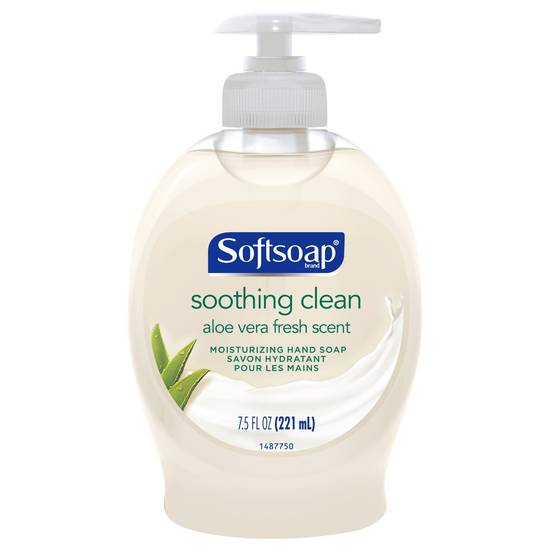 Softsoap Liquid Hand Soap Pump 7.5 OZ, Soothing Aloe Vera