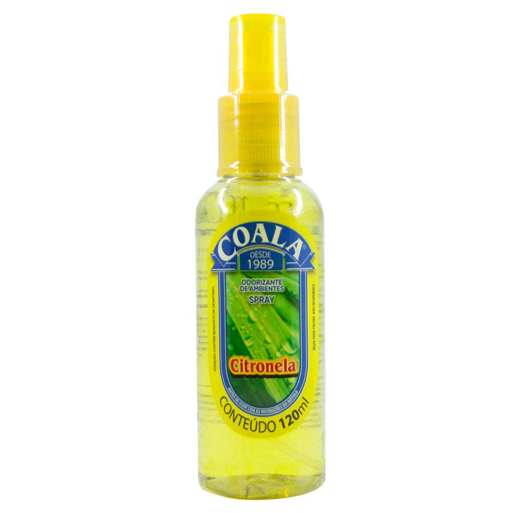 Coala odorizador de ambiente spray citronela (frasco 120ml)