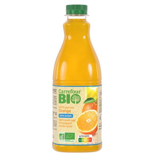 Carrefour Bio - Jus de fruit sans pulpe (900 ml) (orange)