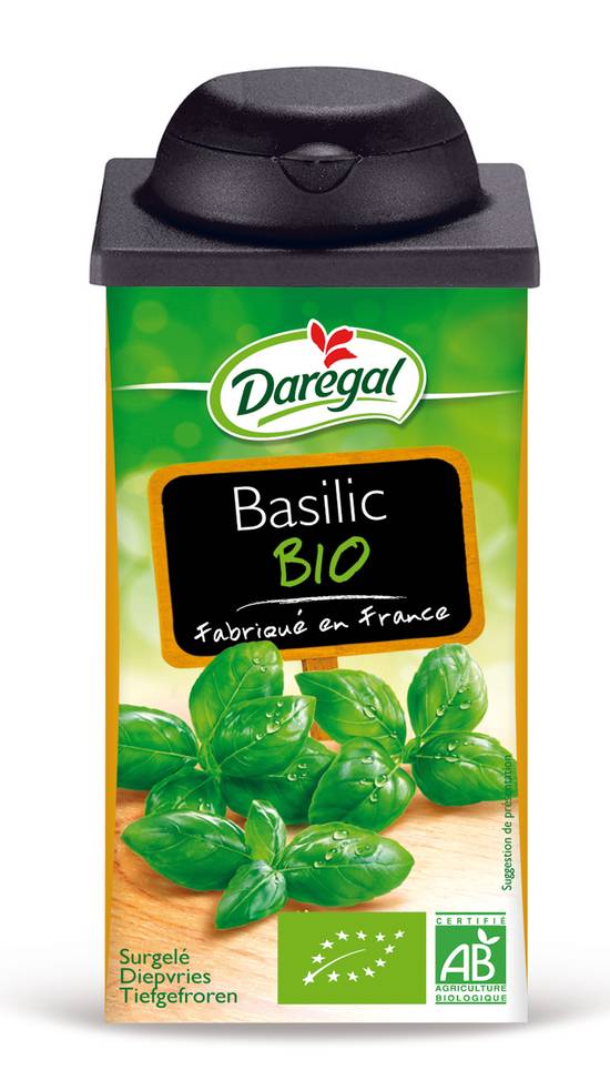 Darégal - Basilic bio surgelé salière
