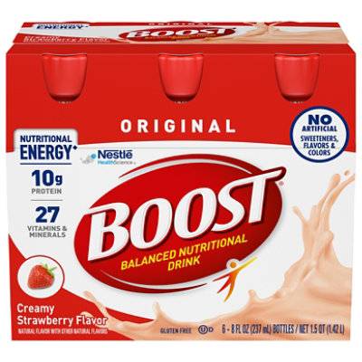 Boost Creamy Strawberry Flavor Nutritional Drink (6 ct, 48 fl oz)