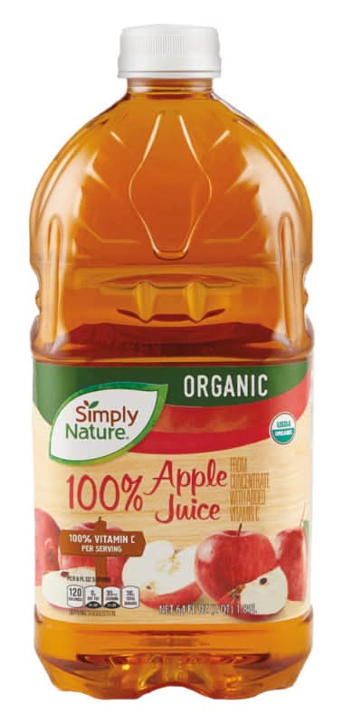 Simply Nature 100% Organic Juice, Apple (64 fl oz)
