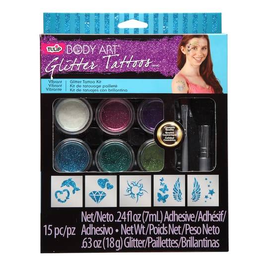 Tulip Body Art Glitter Tattoo Kit