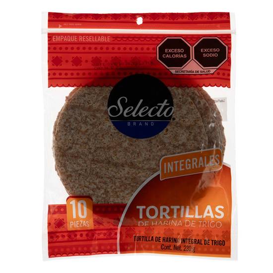 Selecto tortillas de harina integrales (230 g)