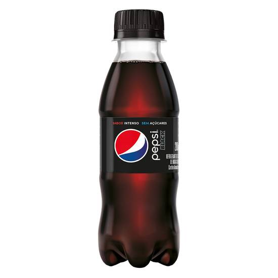Pepsi black refrigerante de cola sem açúcar (200 ml)