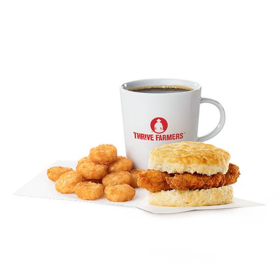 Spicy Chick-fil-A Chick-n-Strips® Biscuit Meal