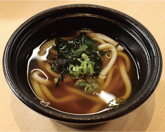 F-1147】ミニうどん（温）Mini-size Plain Udon Noodles (Hot Soup Style)