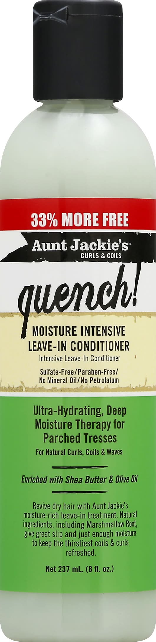 Aunt Jackie's Quench Moisture Intensive Leave-In Conditioner (8 fl oz)