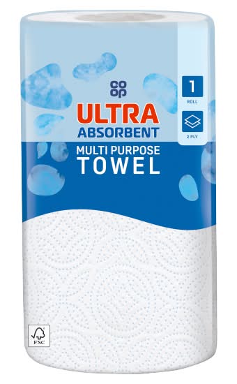 Co-op Ultra Absorbent Multi Purpose Towel