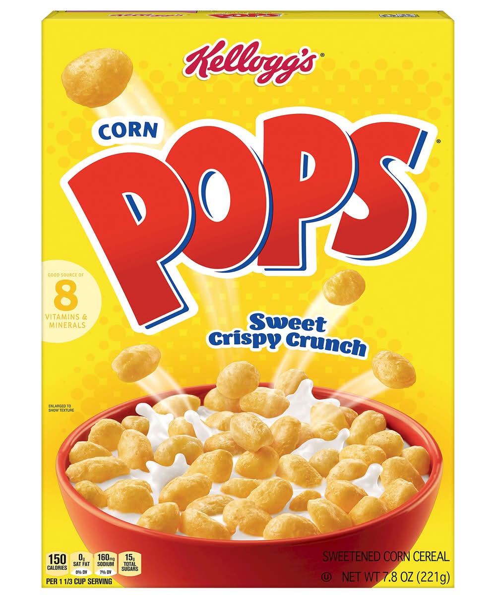 Corn Pops Sweetened Crispy Crunch Corn Cereal (7.8 oz)