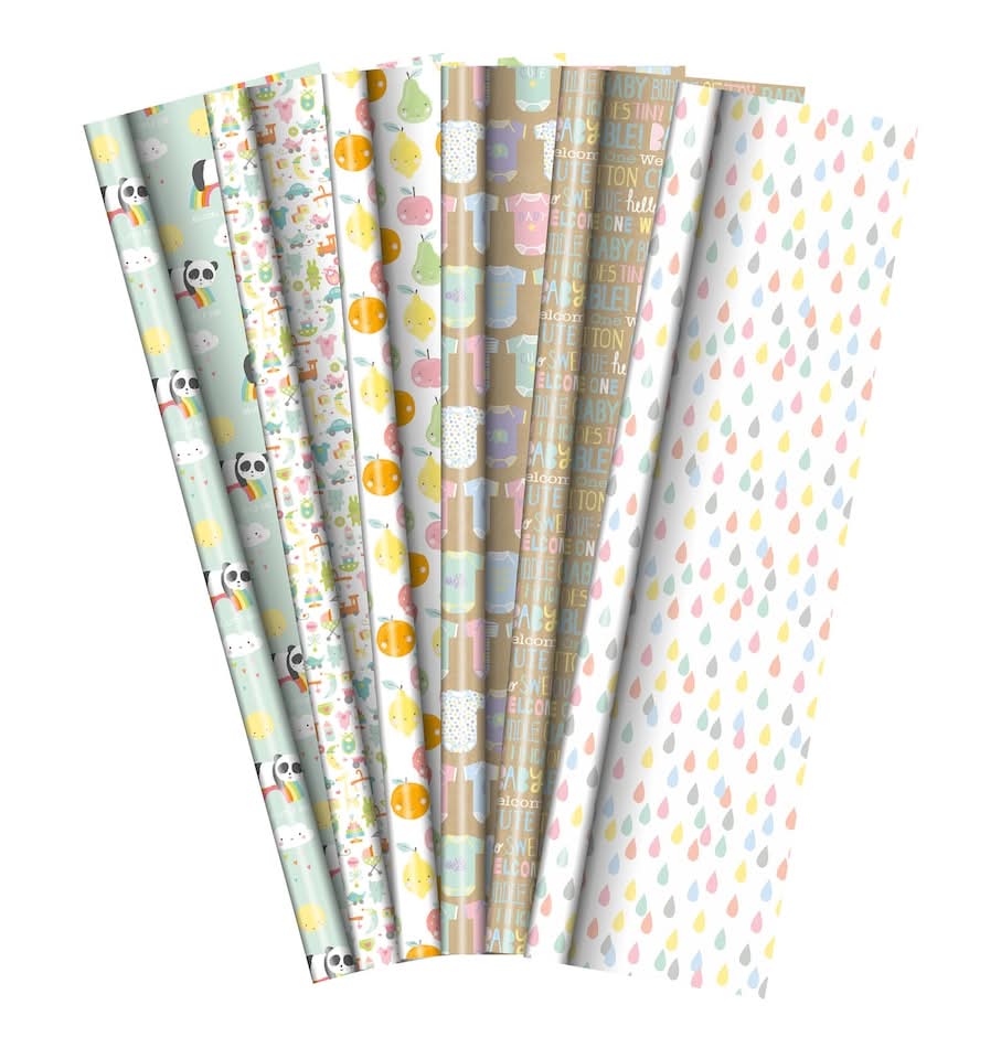 Voilà Baby Wrapping Paper, 20 ft