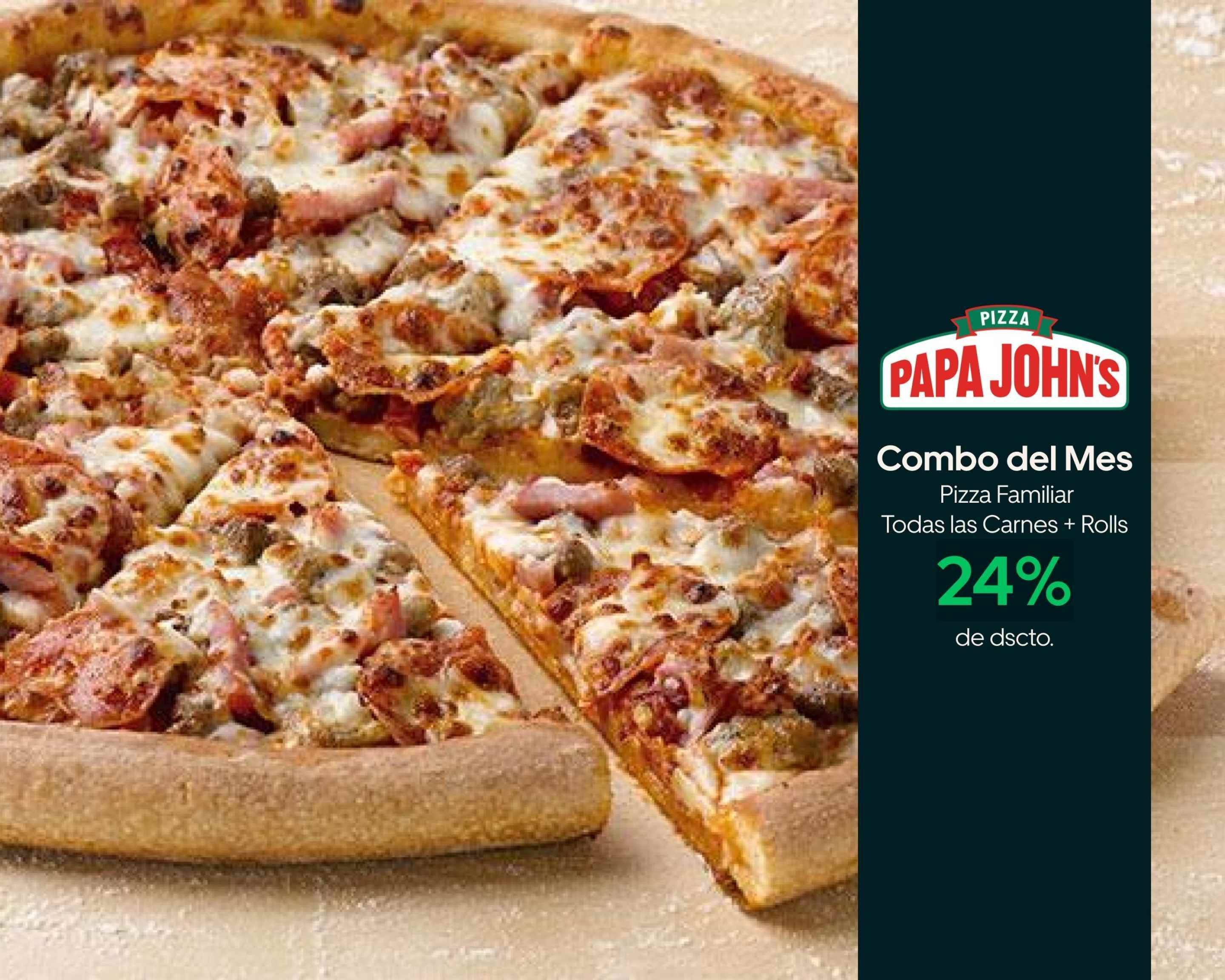 Papa John S Pizza Walker Martinez A Domicilio En La Florida Menu Y Precios Uber Eats
