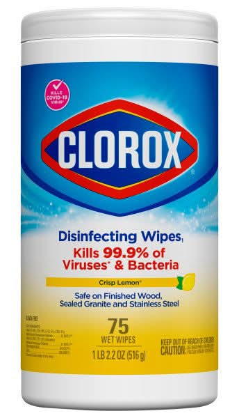 Clorox Disinfecting Wipes, Citrus Lemon