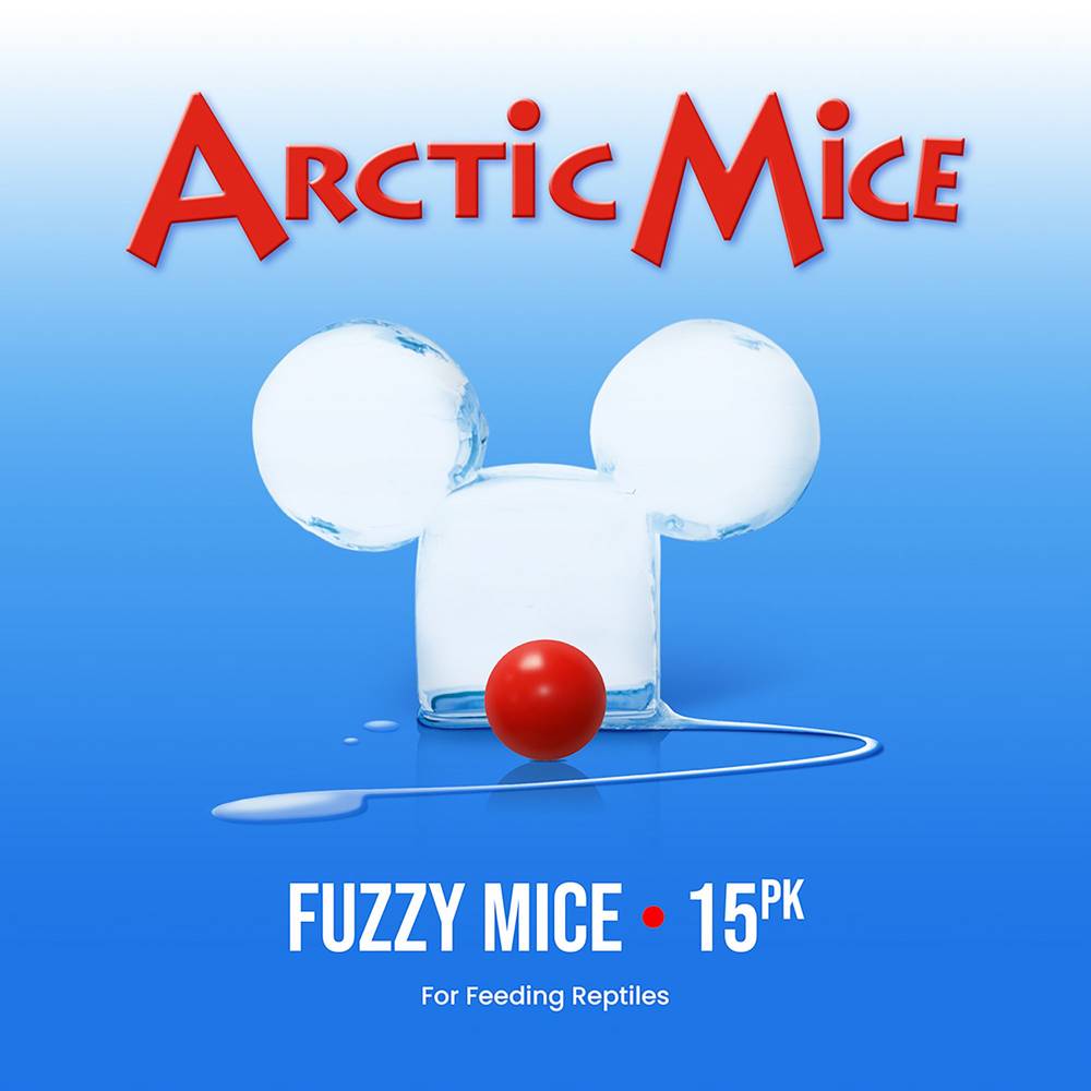 Arctic Mice Frozen Fuzzy Mice (15 ct)