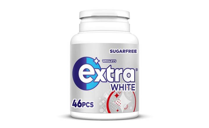 Extra White Chewing Gum Sugar Free Bottle 46 pieces (387142)