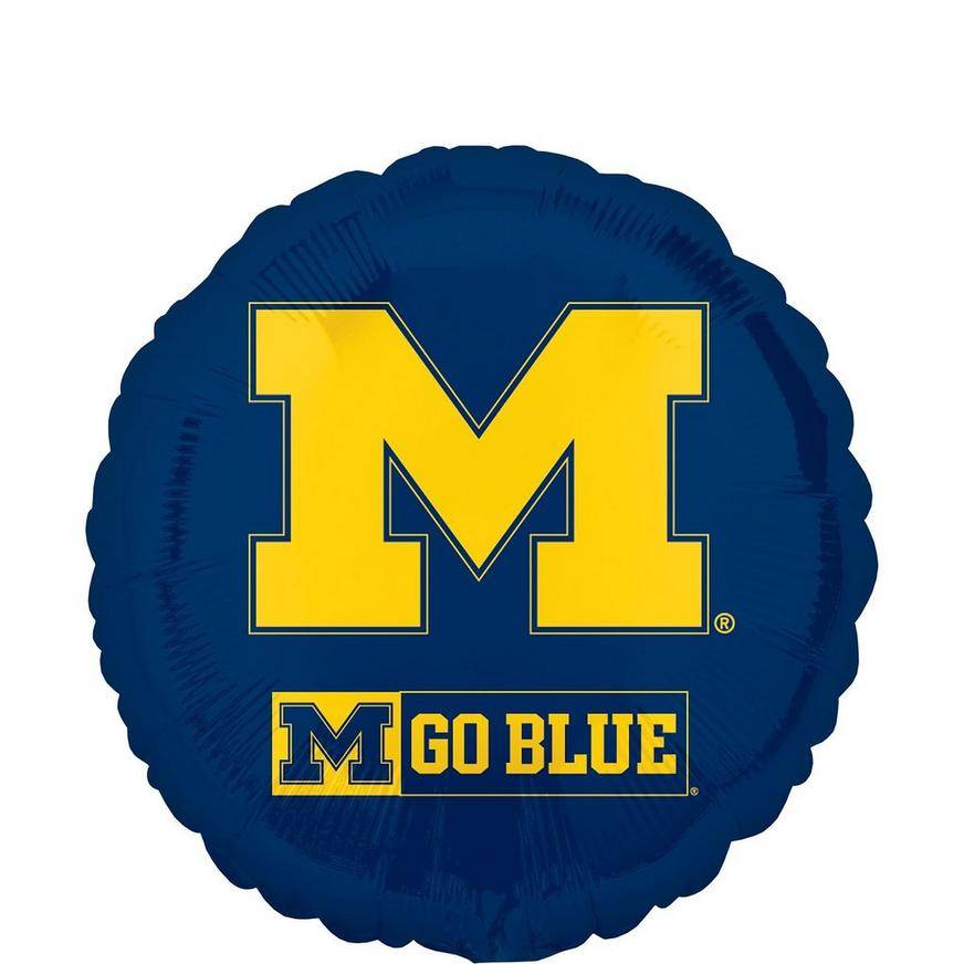 Uninflated Michigan Wolverines Balloon, 18in