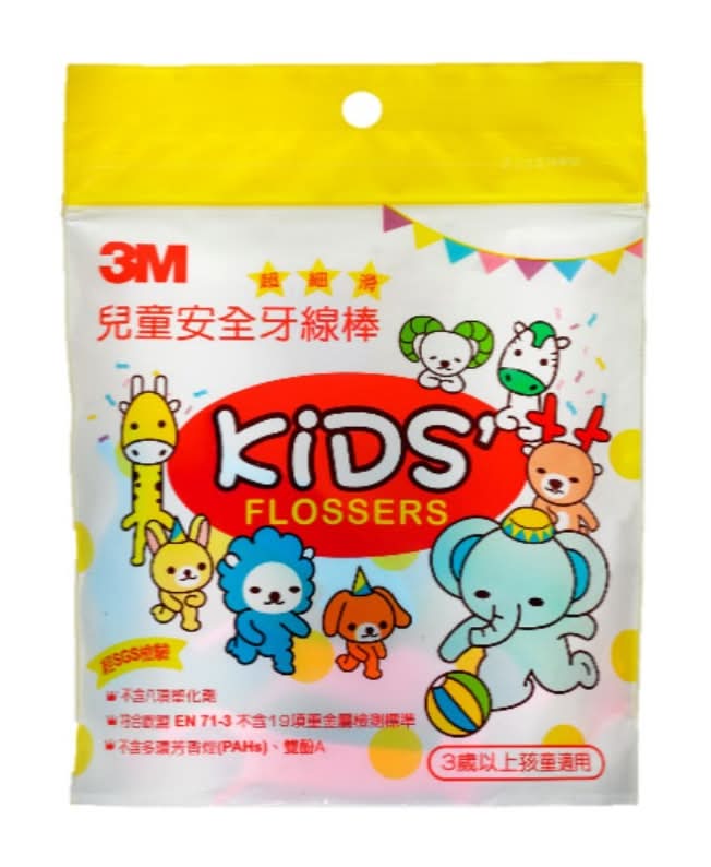 3M 兒童安全牙線棒袋裝 (38 入)