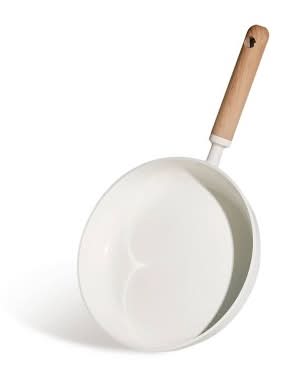 Carote Ceramic Nonstick Fry Pan, 10 in, Cream