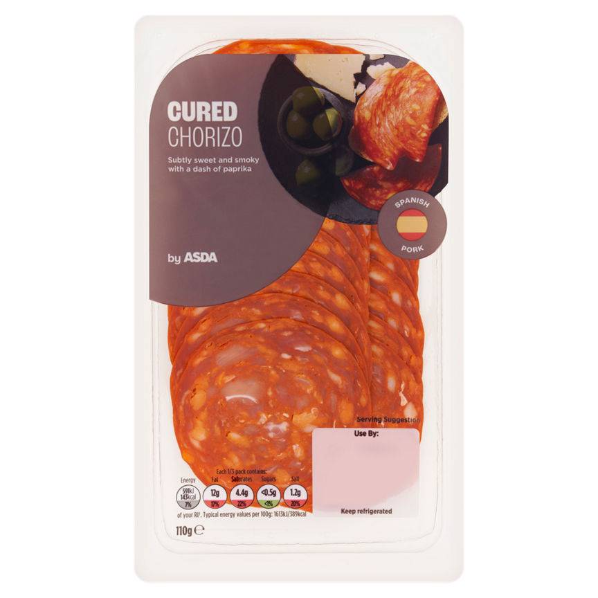 ASDA Cured Chorizo (110g)