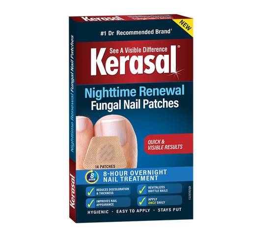 Kerasal Fungal Nail Nighttime Foot Patches - 14 ct