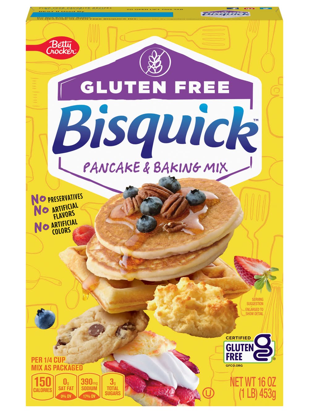 Betty Crocker Bisquick Gluten Free Pancake & Baking Mix (1 lbs)