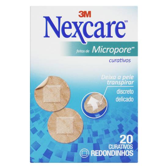 Nexcare curativo micropore redondo (20 unidades)