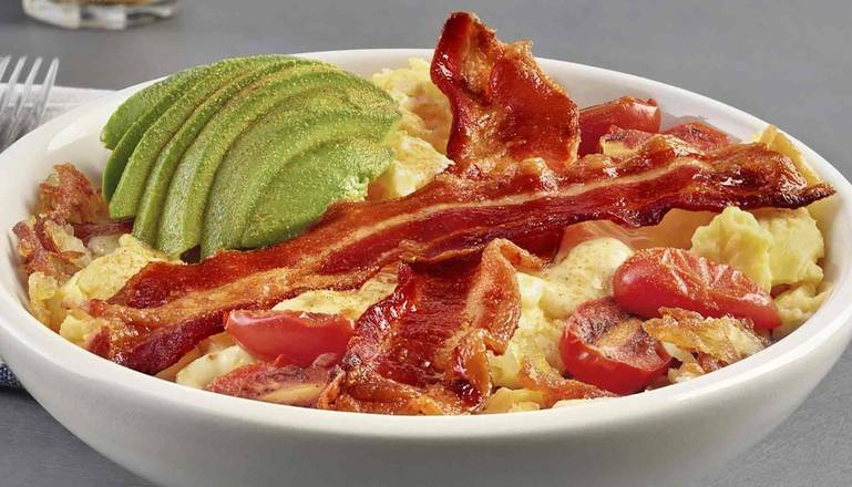 Bacon Avocado Scramble Bowl