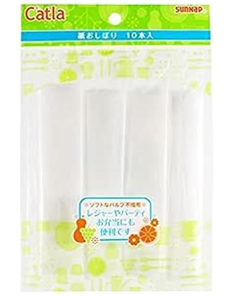 サンナップ　紙おしぼり　丸型　10本入　J-376