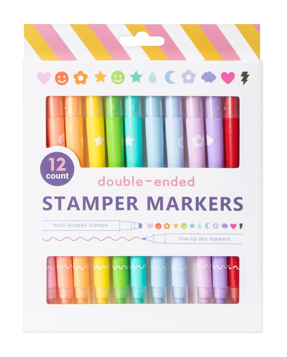 Double-Ended Stamper Markers 12-Count