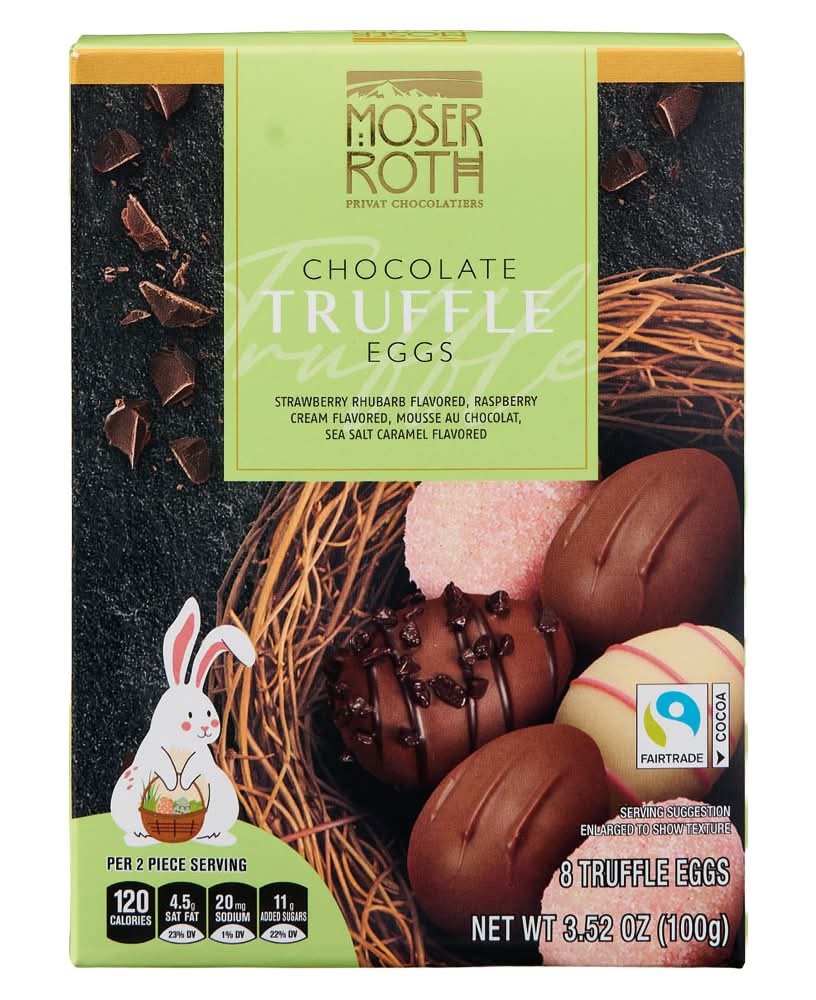 Moser Roth Chocolate Truffle Eggs (3.52 oz, 8 ct)