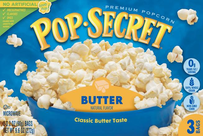 Pop Secret Premium Butter Microwave Popcorn (3 ct)