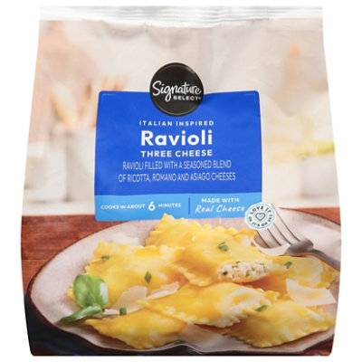 Signature Select Ravioli Three Cheese 25 Oz - 25 Oz