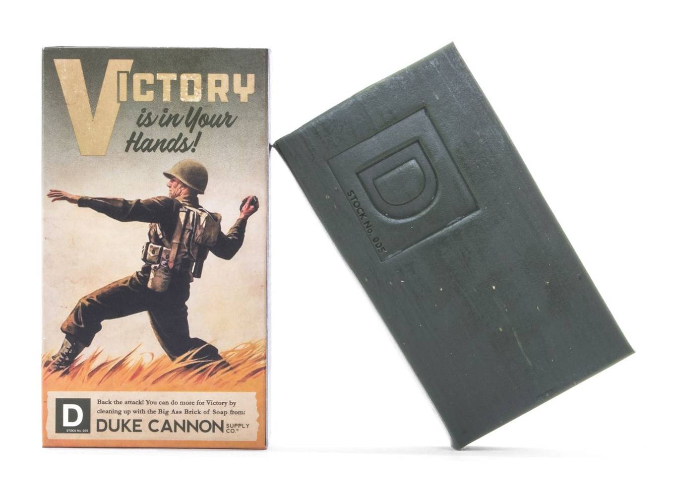 Duke Cannon Supply Co. 10oz Big A Brick Of Soap- Victory | 03GREEN1