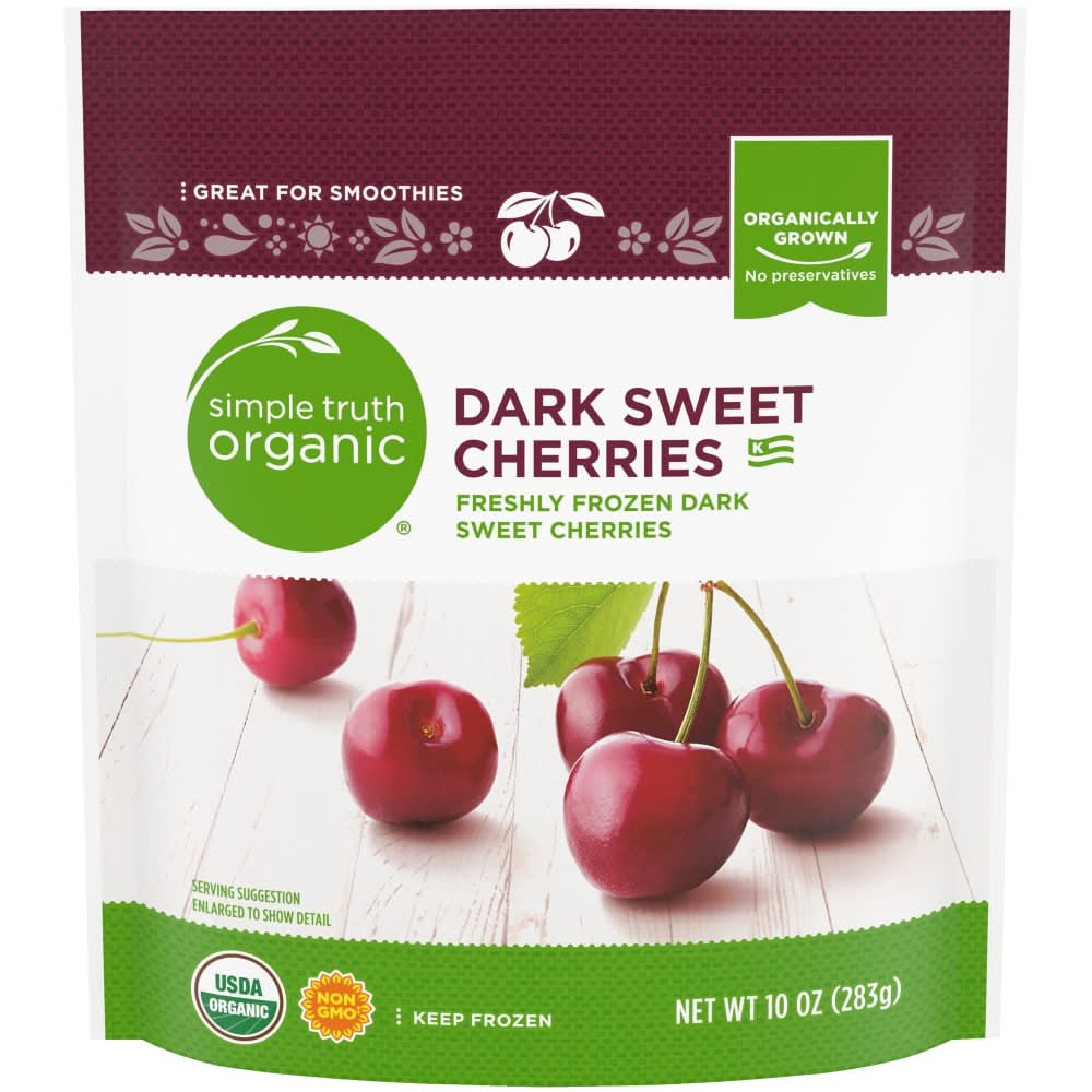 Simple Truth Organic Dark Sweet Cherries (10 oz)