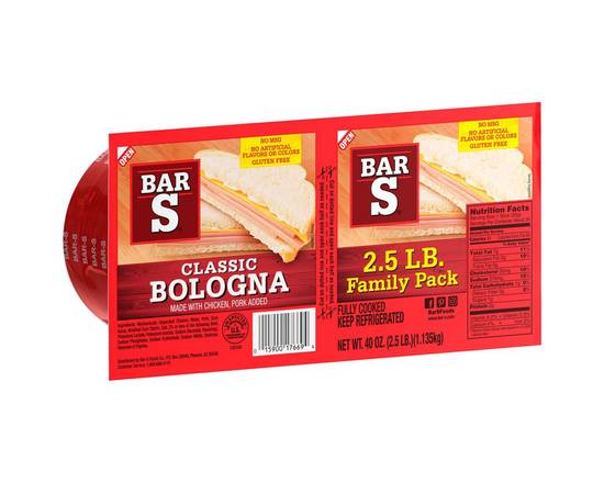 Bar-S · Classic Bologna Family Pack (2.5 lbs)