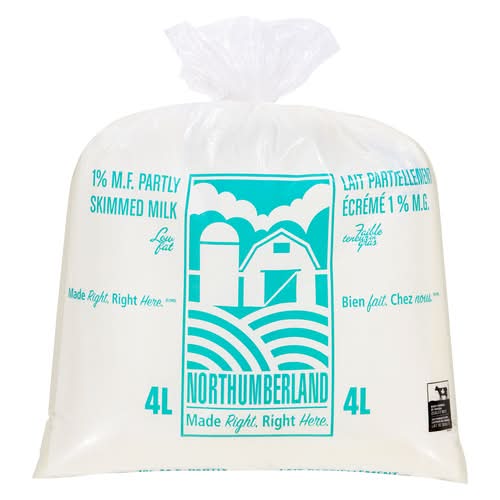 Northumberland lait partiellement écrémé 1% mg - partly skimmed milk 1% mf (4 l)
