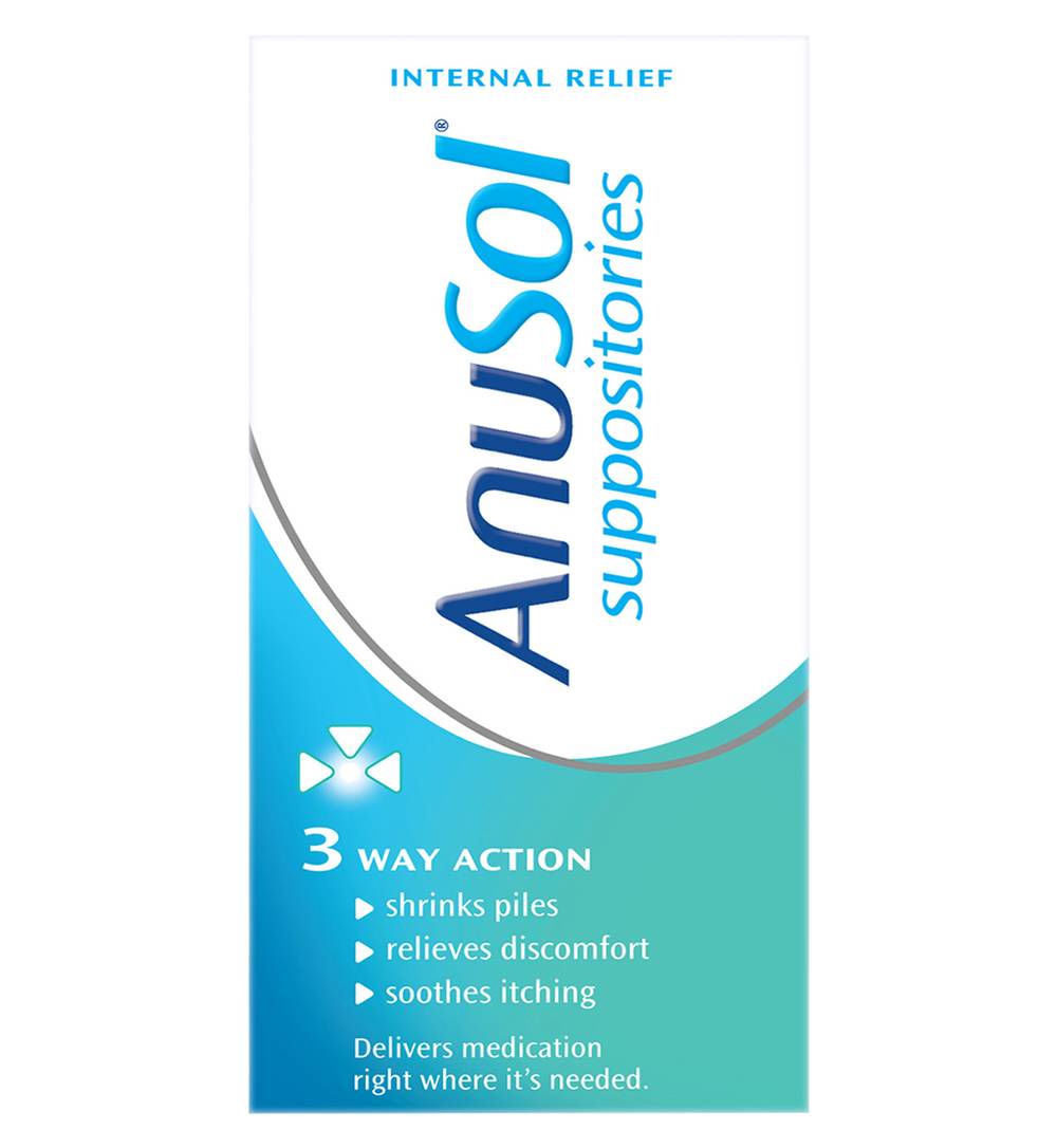 Anusol Suppositories For Hemorrhoids & Piles Treatment (24 ct)